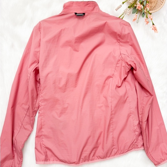 Jack Wolfskin pink peach light windbreaker JACKET  LARGE - Picture 3 of 3